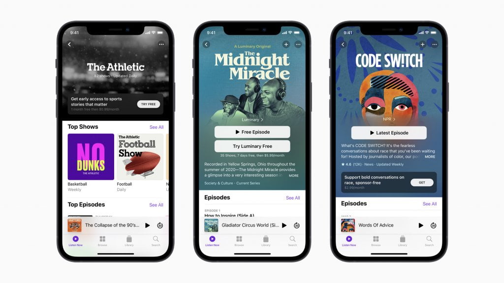 Apple April Event - neue Podcast App