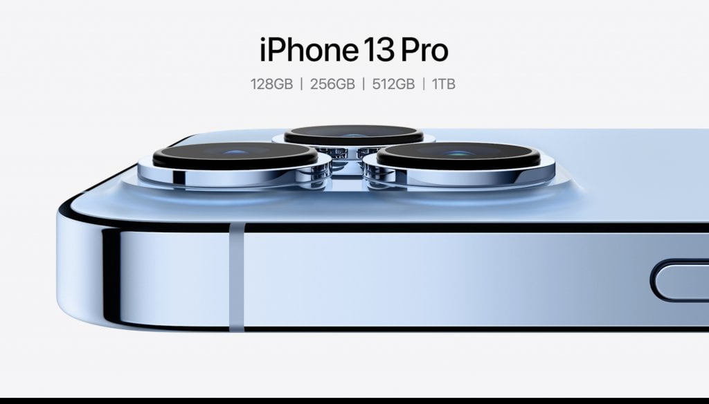 Speichergrößen des iPhone 13 Pro 