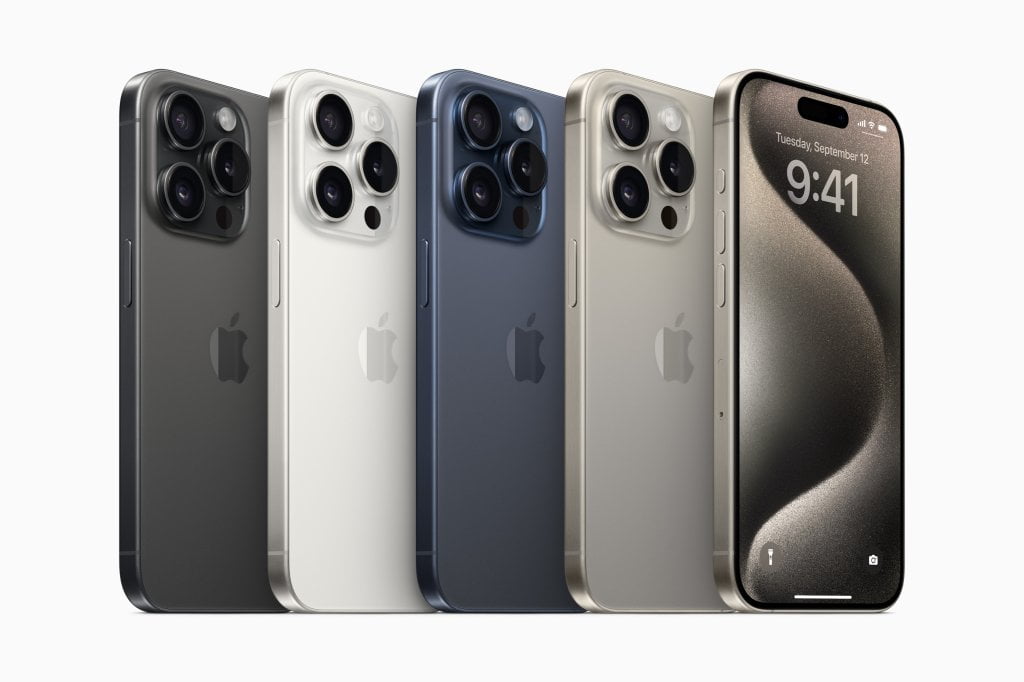 Die Apple iPhone 15 Pro / Pro Max Modelle der Apple September Keynote 2023